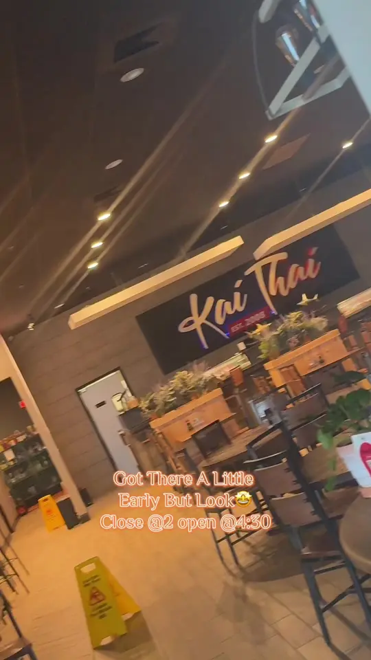 Kai Thai Restaurant in Milledgeville showing restaurant visit, sushi, video by 8007.niini on TikTok