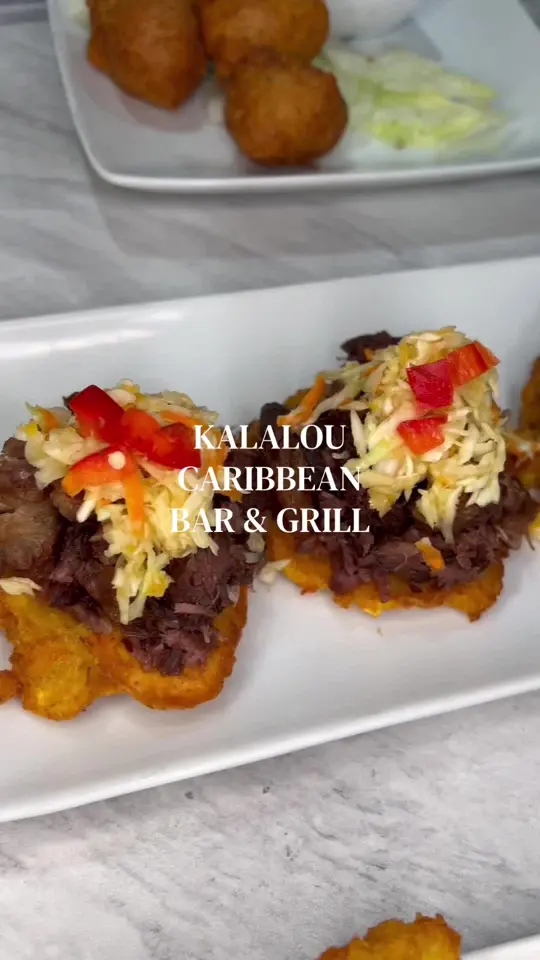 Kalalou Fort Lauderdale in Tamarac showing food, bel plat manje, video by sk8natethefoodie on TikTok