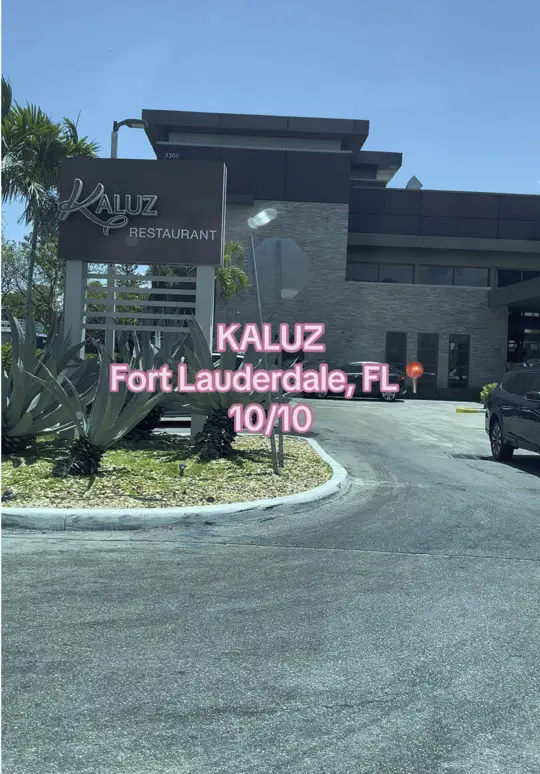 Kaluz in Fort Lauderdale showing review, food, video by miah.chauni on TikTok