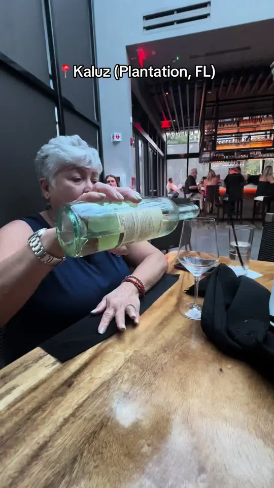 Kaluz Restaurant Plantation in Plantation showing review, steak with garlic butter, loaded baked potato, bbq ribs, salted caramel brownie, apple cheesecake, video by totallyforked on TikTok