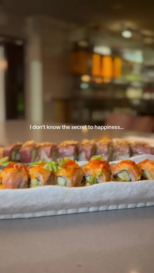 Kanpai in Boca Raton showing food, sushi, video by kanpaiboca on TikTok