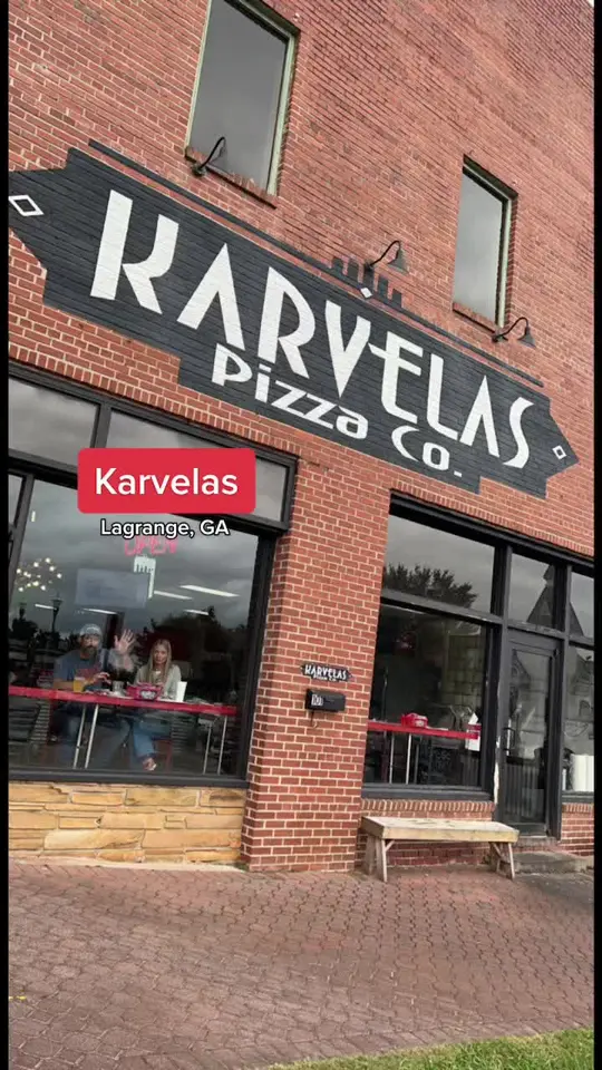 Karvelas Pizza Co. Lagrange in LaGrange showing pizza, wings, video by madoleapproved on TikTok