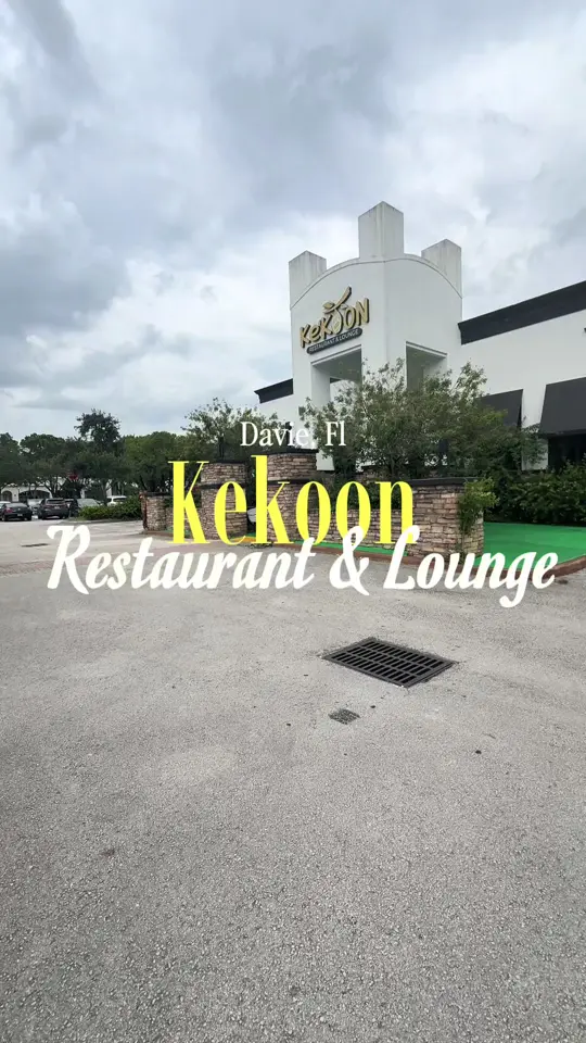 Kekoon Restaurant & Lounge in Davie showing visit, kids eat free promotion, video by youtube_teemichelletv on TikTok
