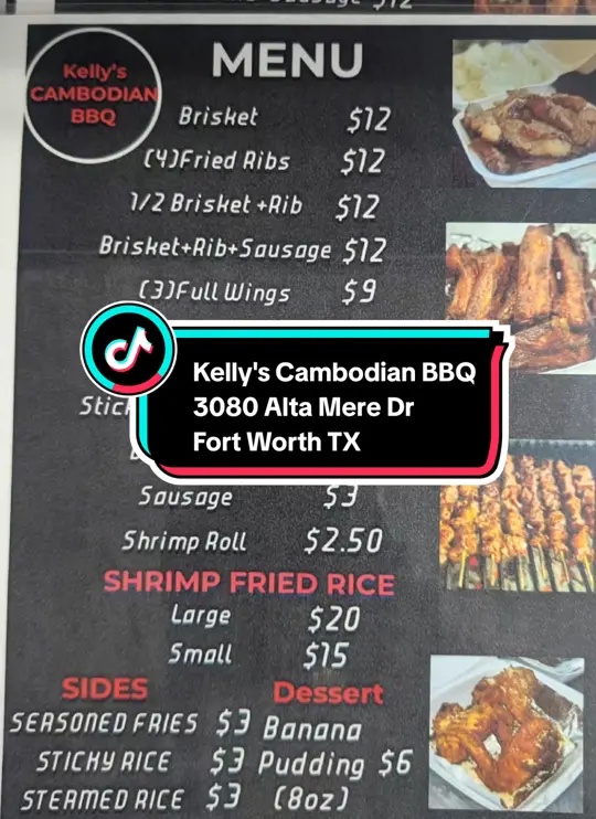 Kelly's BBQ in Covington showing restaurant, cambodian bbq, video by 501hogties on TikTok