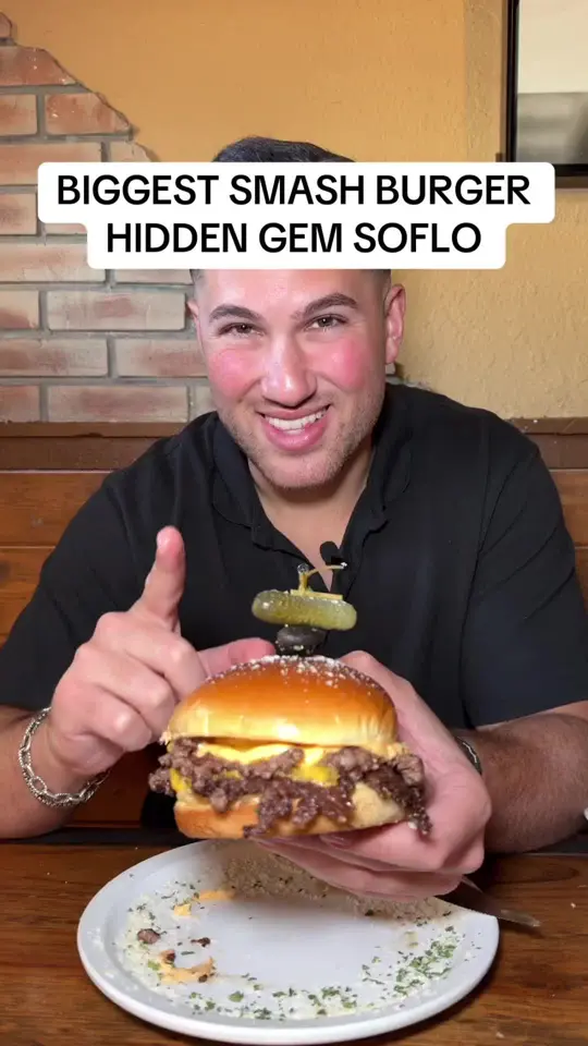 Kickback Neighborhood Tavern in Wellington showing food, smash burger, video by mikeiseating on TikTok