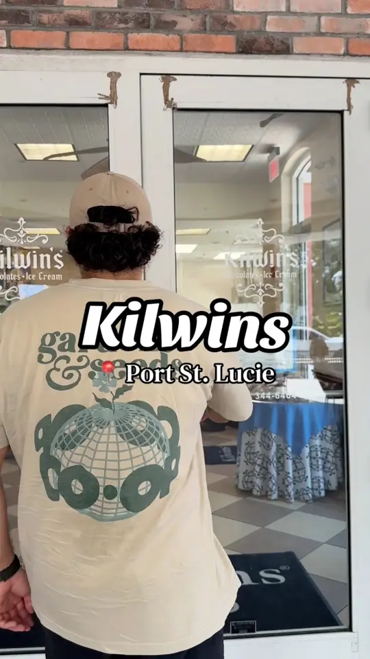 Kilwins Ice Cream - Chocolate - Fudge in Coral Springs showing review, ice cream, seasonal flavors, video by Josjusttries on Facebook