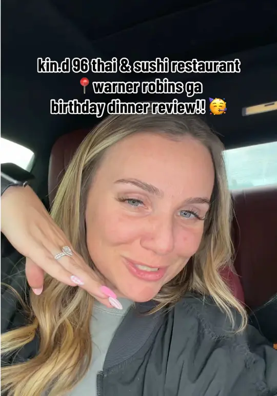 KIN.D96 Thai & Sushi in Warner Robins showing sushi, birthday dinner, video by hannahneallll on TikTok