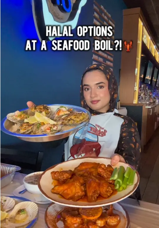 King Cajun Crawfish in Orlando showing review, seafood boil, shabang sauce, video by herewithsuha on TikTok