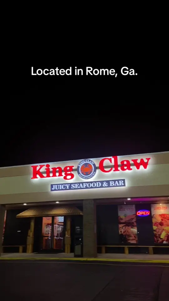 King Claw - Juicy Seafood & Bar in Rome showing seafood, seafood boil, video by priscilla_lh on TikTok