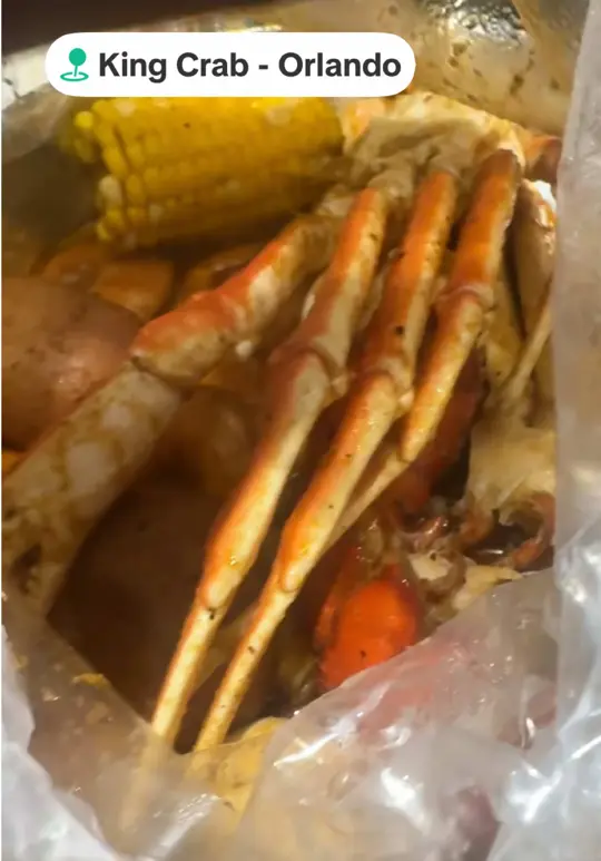 King Crab Orlando in Orlando showing food, seafood, video by apuffz on TikTok