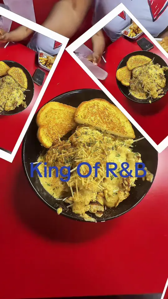 King of R&B in Valdosta showing food, hamburger, video by bigshamburger on TikTok