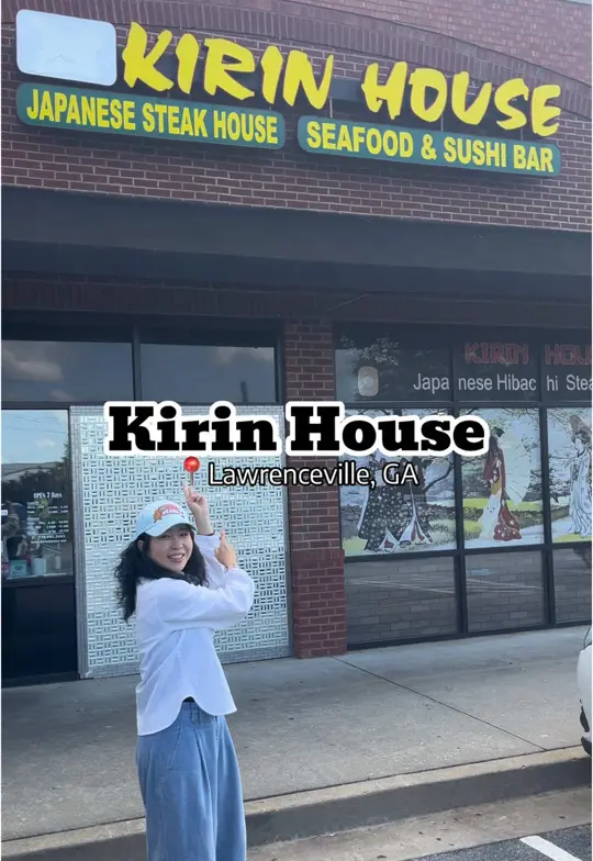 Kirin House Japanese Steak House & Sushi Bar in Lawrenceville showing review, visit, hibachi, sushi, video by atlanta_foodyyyyy on TikTok