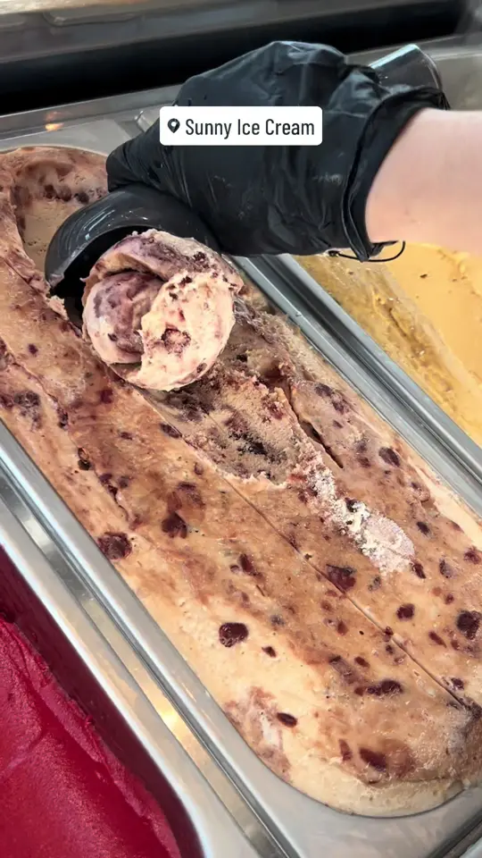 Kisoya in Suwanee showing ice cream, bi-bi-big flavor ice cream, video by cooingllc on TikTok