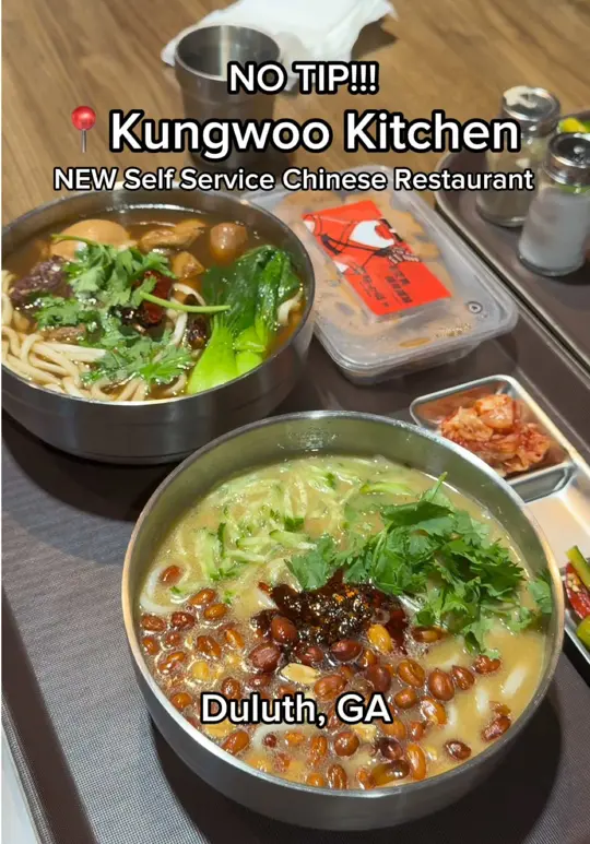 KITCHEN 121 - Duluth in Duluth showing restaurant, chinese food, beef daikon soup, beef hand-pulled noodles, video by mis.shelly on TikTok