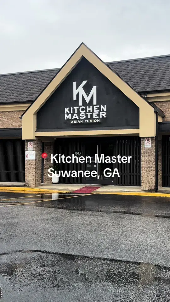 Kitchen Master in Suwanee showing visit, restaurant, video by heythereatlanta on TikTok