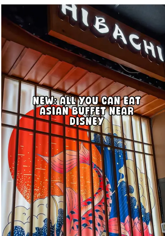 Kizuna Asian Buffet & Sushi in Orlando showing buffet, sushi, hibachi, ice cream, dinner, video by itsangie.garcia on TikTok