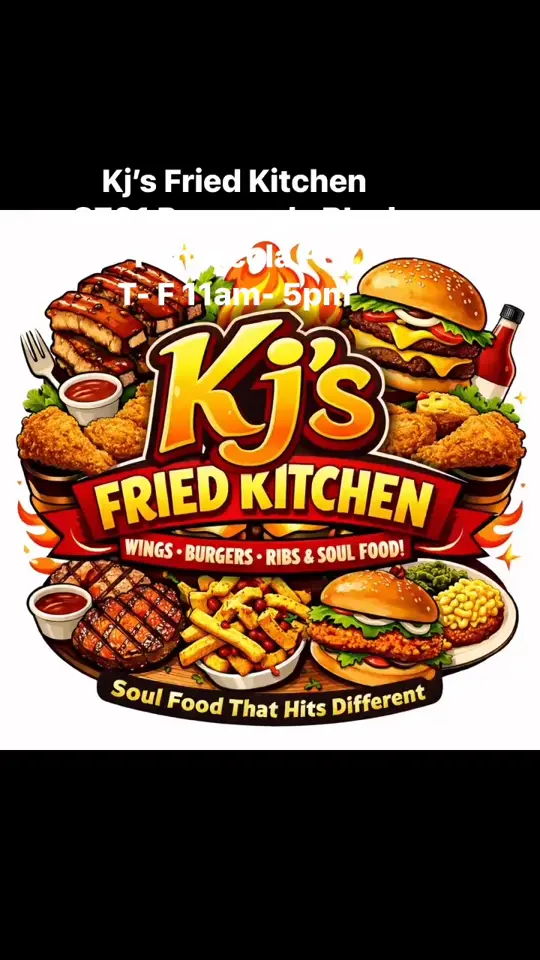 Kj's Fried Kitchen in Pensacola showing food truck, restaurant, video by Kj's Fried Kitchen and Catering on Facebook