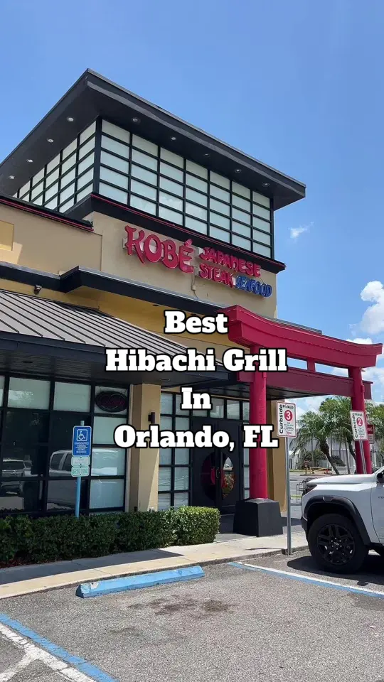Kobe Japanese Steakhouse - International Drive in Orlando showing hibachi, steak, video by hey.itsjo on TikTok