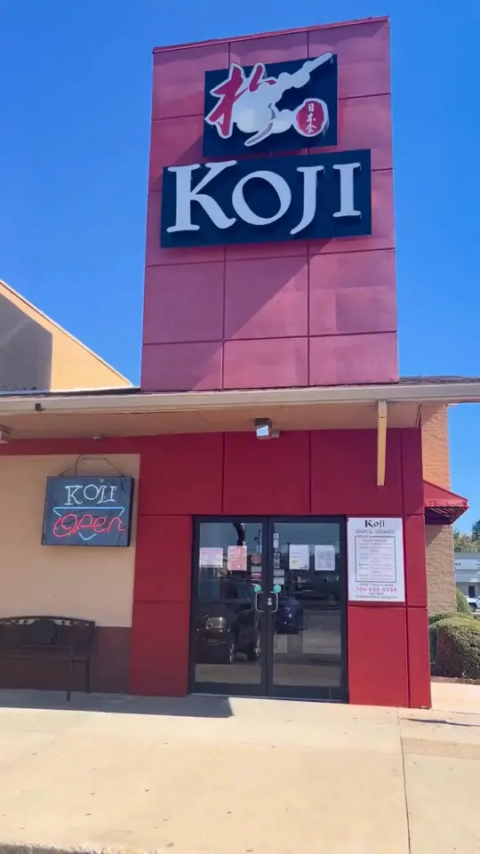 Koji Japanese Steakhouse & Sushi Bar in Locust Grove showing hibachi cooking, sushi bar atmosphere, behind the scenes, video by Koji Japanese Steak House and Sushi Bar on Facebook