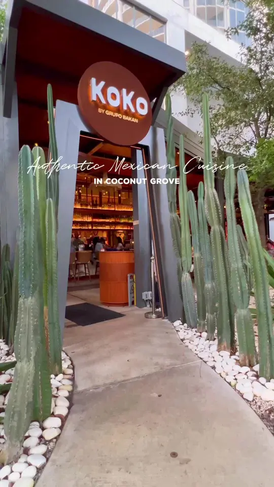 Koko in Miami showing guacamole, escamoles, ceviche de atun fresco, asado a la leña, churros, video by fashion.eat.travel on TikTok