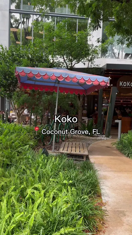 Koko in Miami showing lunch, vibrant atmosphere, friendly staff, video by barreras.explore on TikTok