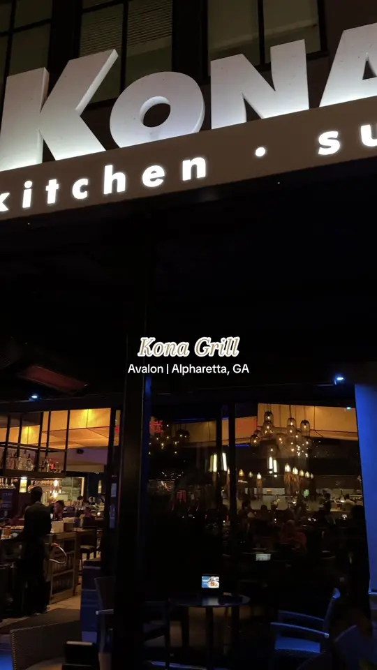 Kona Grill - Alpharetta in Alpharetta showing visit, atmosphere, video by sydwalker5 on TikTok