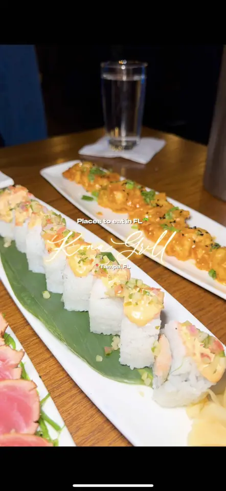 Kona Grill - Tampa in Tampa showing food, holiday menu, video by kaymarie023 on TikTok