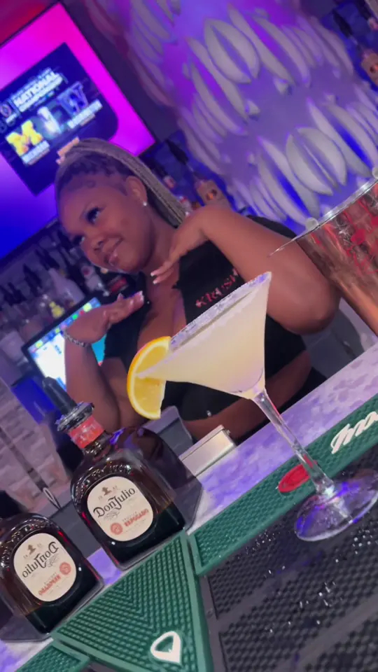 Krush Atlanta in East Point showing happy hour, tacos, tequila shots, hookah, video by _krushatlanta_ on TikTok
