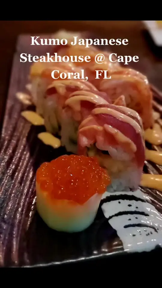 Kumo Japanese Steakhouse | Cape Coral on TikTok, video by floridatravelandbeyond