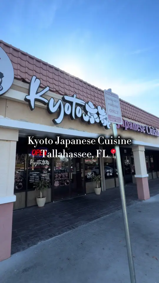 Kyoto Japanese Cuisine in Tallahassee showing visit, japanese food, video by iheartkeimaraaa on TikTok