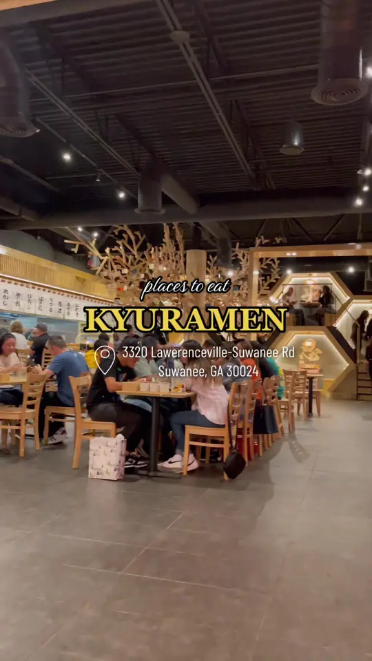 Kyuramen - Suwanee in Suwanee showing review, ramen, video by aaannggeellll2 on TikTok