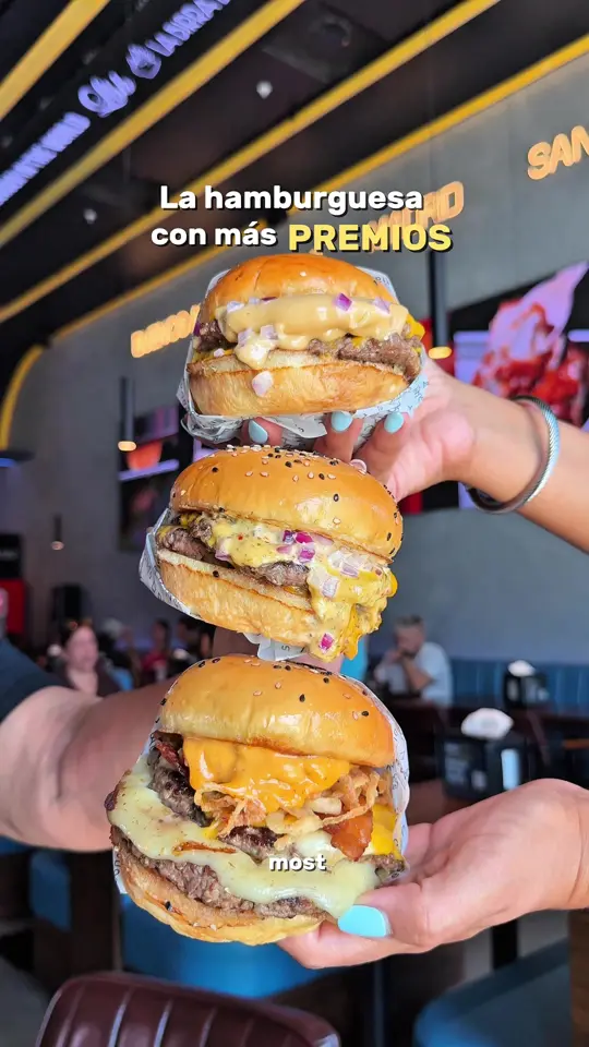 La Birra Bar (Burgers) - Doral in Doral showing burger, award-winning burger, video by aquiestamama on TikTok