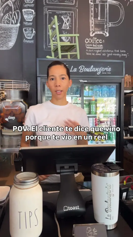 La Boulangerie Boul'Mich in Boca Raton showing barista life, coffee, video by laboulangerie_boulmich on TikTok