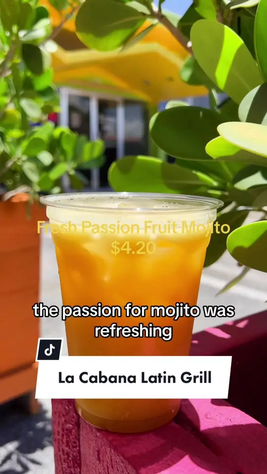 La Cabana Latin Grill in West Palm Beach showing review, comfort food, video by cocoa_made on TikTok