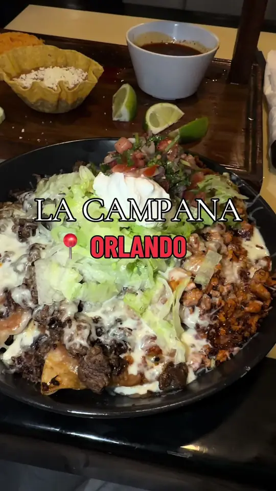 LA CAMPANA MEXICAN & SEAFOOD RESTAURANT in Orlando showing review, fresh sinaloa-inspired seafood, authentic mexican favorites, video by amourrel on TikTok