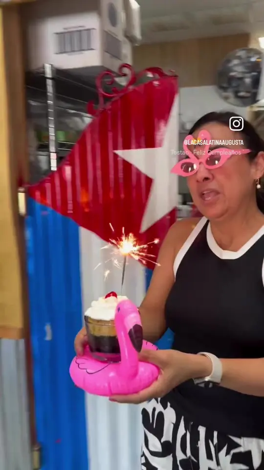 La Casa Latina in Augusta showing restaurant visit, mojarra, birthday celebration, video by lacasalatinaaugusta on TikTok