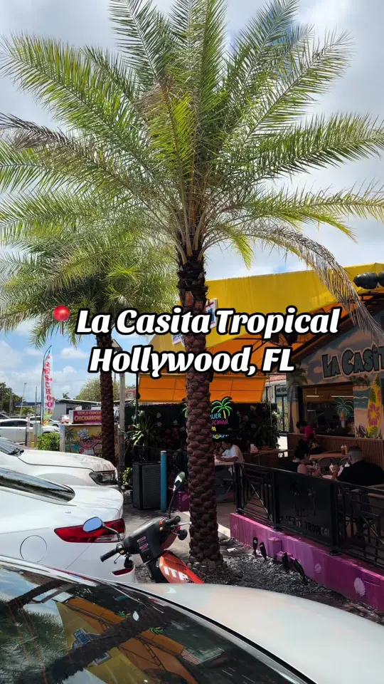 La Casita Tropical in Hollywood showing food, chicharrones, video by mamilynnnn on TikTok
