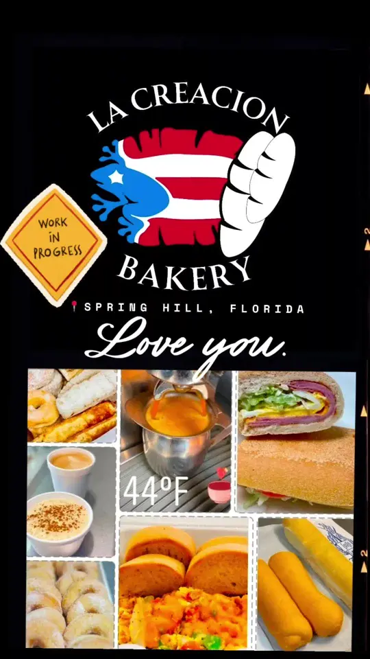 La Creación Express in Wesley Chapel showing bakery, pansobaopr, video by la_creacion_bakery_sh on TikTok