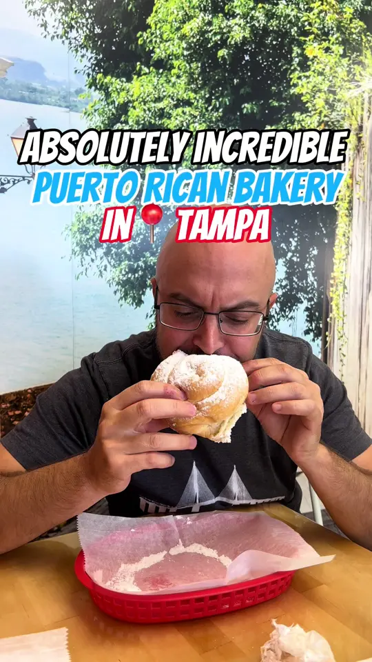 La Creacion Bakery - Tampa in Tampa showing review, pastrami sandwich, costillas, pan de aqua, sobao bread, video by tampabayisawesome on TikTok