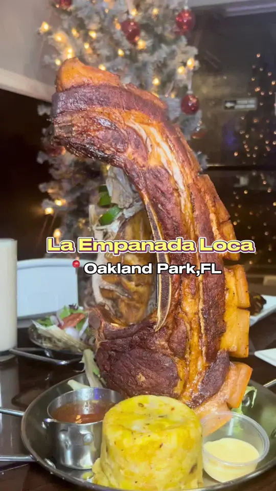 La Empanada Loca in Oakland Park showing empanadas, trifongo, puerto rican food, video by memethexplorer on TikTok