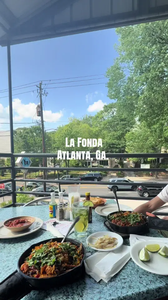 La Fonda Latina in Atlanta showing restaurant, arroz con pollo, video by asubtlesip on TikTok