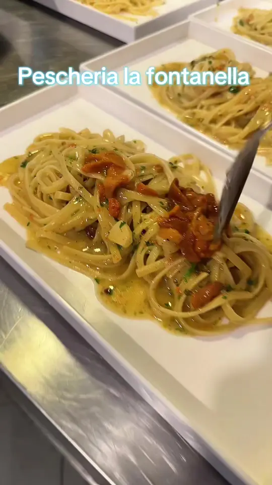 La Fontanella Ristorante in Bonita Springs showing pasta, gastronomia, lunch, video by pescherialafontanella on TikTok