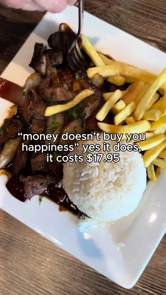 La Granja Restaurant Downtown Miami in Miami showing food, lomo saltado, fries, rice, video by lagranjarofficial on TikTok