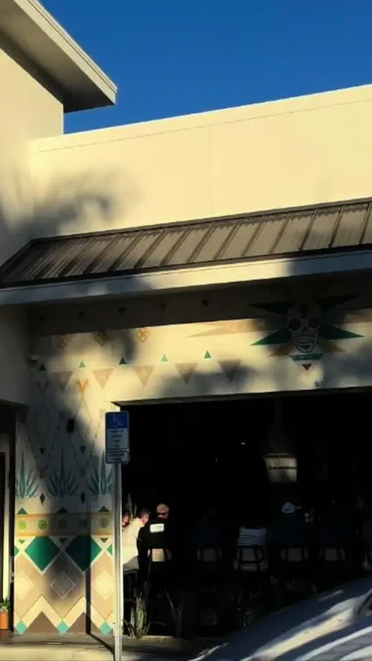 La Mesa Taqueria in Marco Island showing review, sweet corn tamale, carne asada taco with chimichurri, whipped refried beans, video by mywalksinparadise on TikTok
