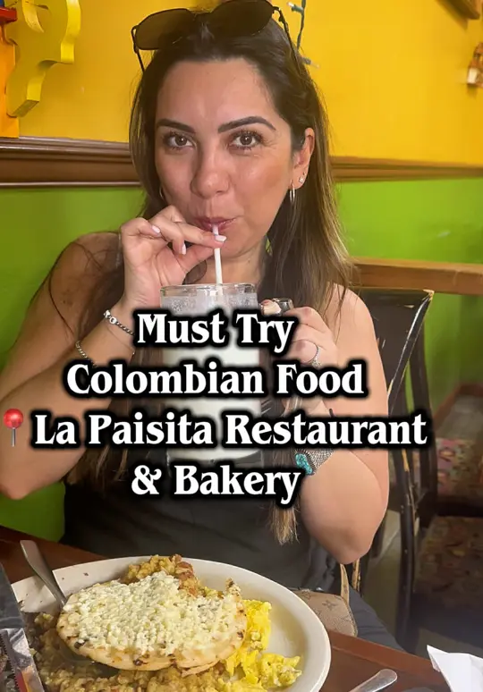 La Paisita Colombian Restaurant in Port St. Lucie showing empanadas, bandeja paisa, colombian food, video by nextupwithjuani on TikTok