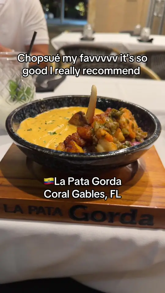 La Pata Gorda in Coral Gables showing food, delicious food, video by hayley_vasquez on TikTok