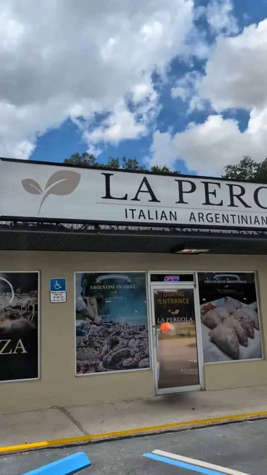 La Pergola in Inverness showing restaurant, lunch, dinner, food, desserts, service, video by Explore Citrus County on Facebook