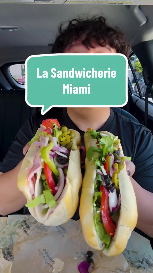 La Sandwicherie Wynwood in Miami showing food review, fast food, video by waynedang on TikTok