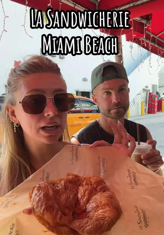 La Sandwicherie Wynwood in Miami showing visit, sandwich, video by kierstenallan on TikTok