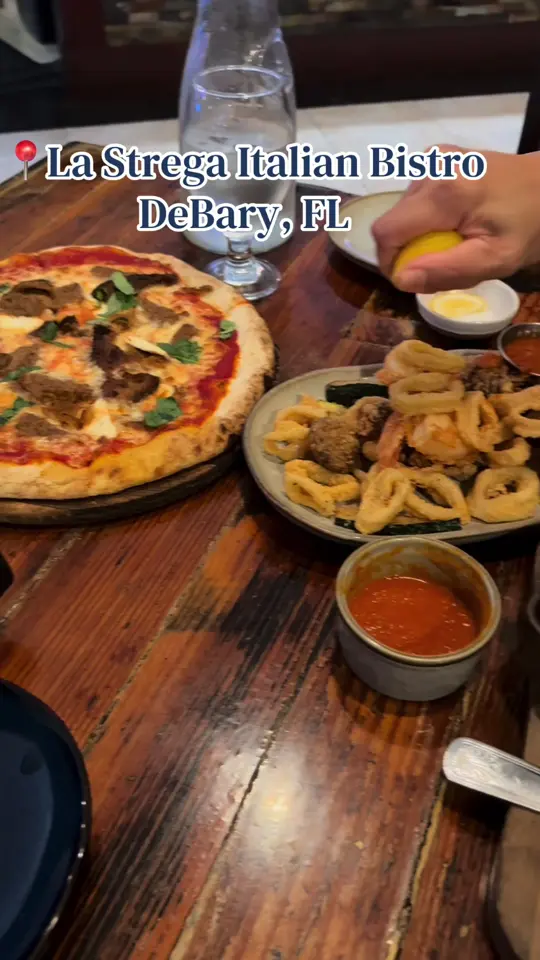 La Strega Bistro - DeBary in Debary showing review, italian food, video by amicamealaara on TikTok